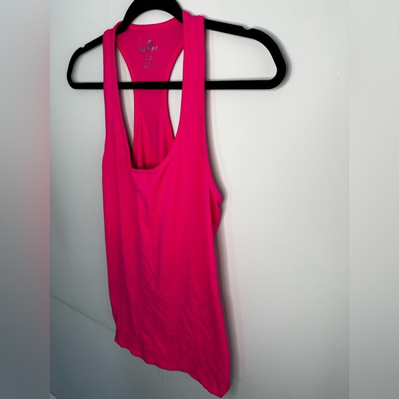 Women’s Pink 20 Degree Key Hole Tank Top Work Out Gym Athletic Active Wear XL - Picture 3 of 8